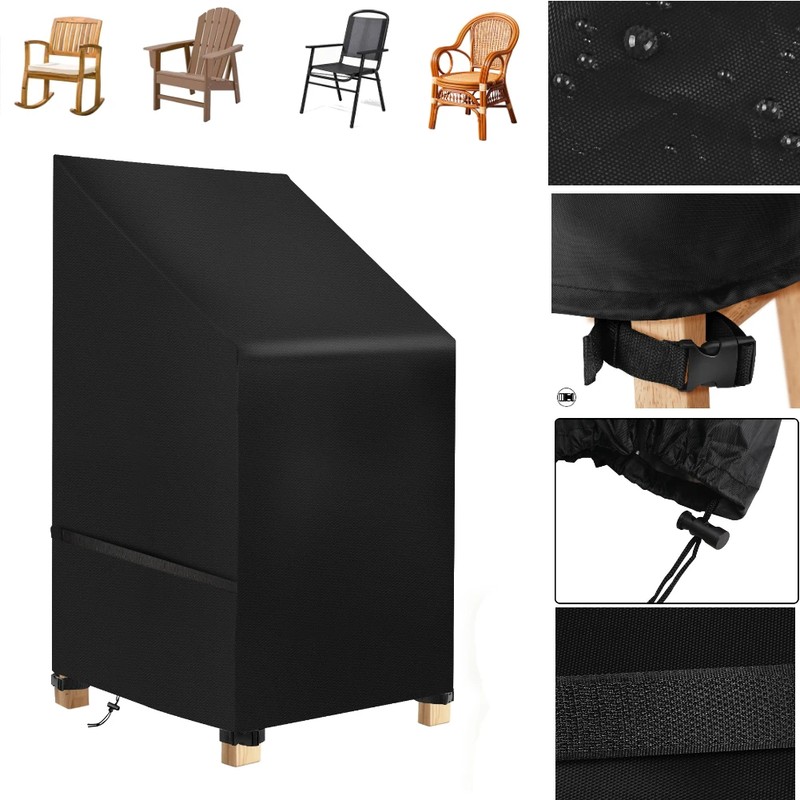 Waterproof Outdoor Stacking Chair Cover – 210D Oxford Fabric Patio