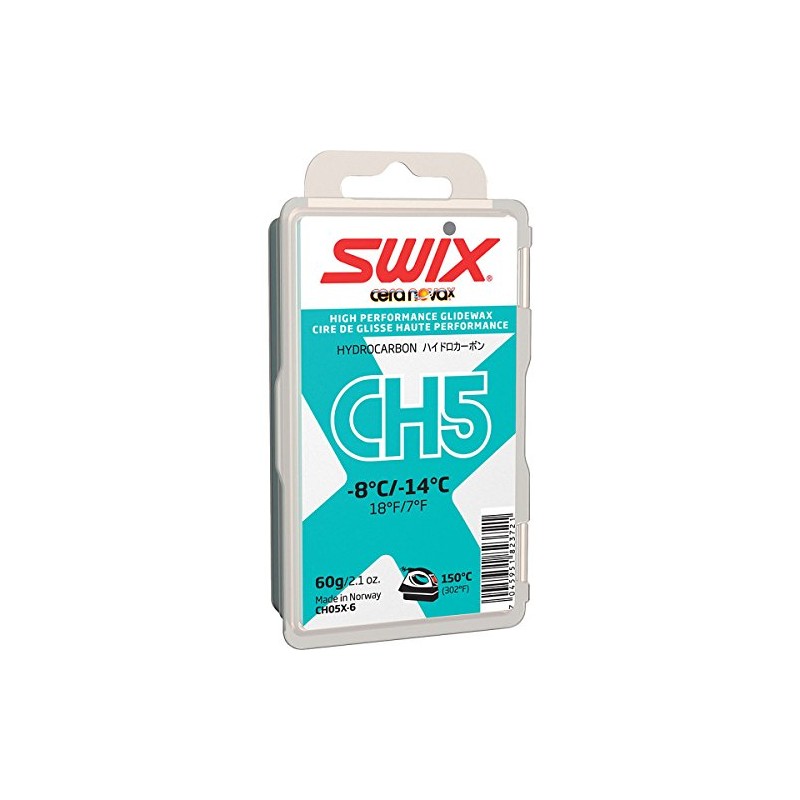 Swix CHX Hydrocarbon Wax Turquoise, 60g by Swix