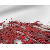 Confetti (Red, 250 grams)