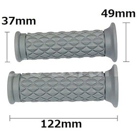 [D's Strano] Perforated Rubber Grip Universal Motorcycle Motorcycle Custom Dress Up (Military Green)