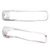 X AUTOHAUX 4pcs Chrome Plated ABS Exterior Side Door Handle