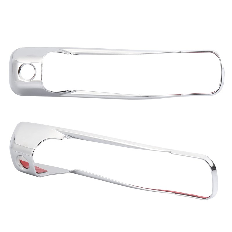 X AUTOHAUX 4pcs Chrome Plated ABS Exterior Side Door Handle