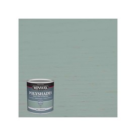 Minwax Polyshades Semi-Transparent Gloss Vintage Blue Stain/Polyurethane Finish 1 qt