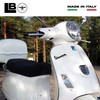 labelbike - 3D Resin Sticker Black Vespa Lettering Italian Flag