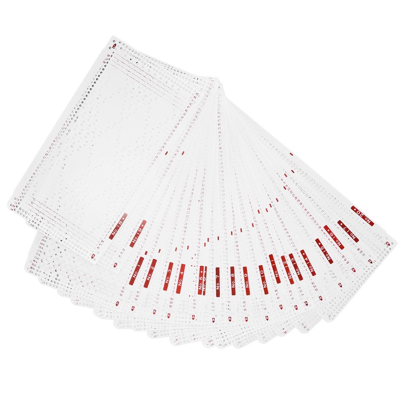 Punch Cards Practical Soft Durable Double Sided Printing Knitting Machine