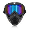 povtii Motorcycle Goggles, Windproof Dirt Bike Helmet Riding Goggles with
