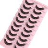 Eyelashes Russian Natural Volume False Lashes - 10 Pairs Wispy
