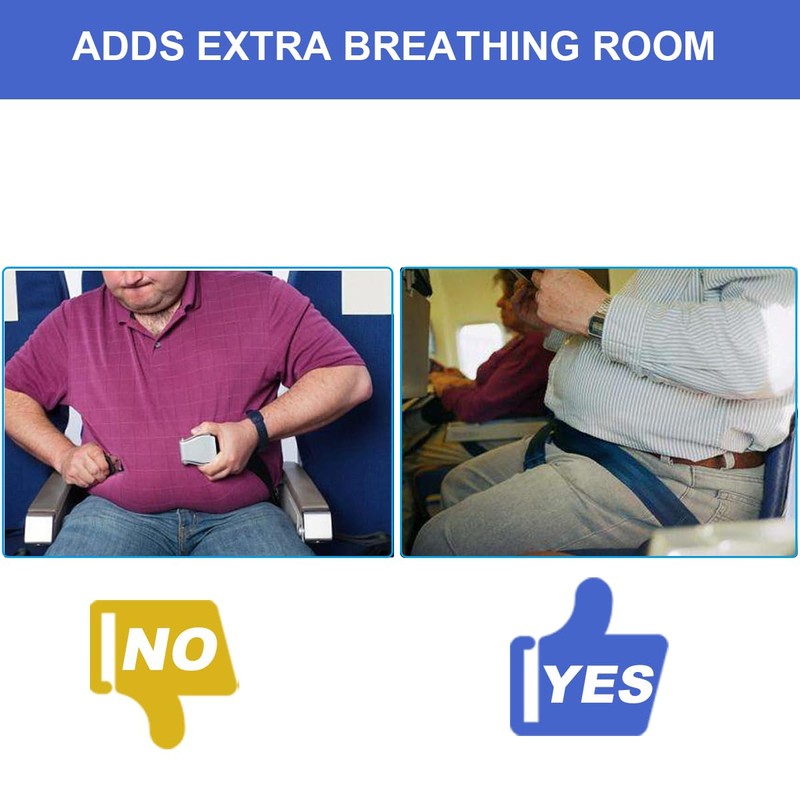 Idpoo Airplane Belt Extender for Southwest Airlines Newer Plane 737-800/737