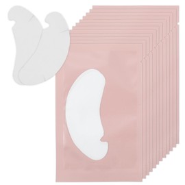Classicseali 50 Paare Wimpernverlängerung Pads,Augenpads für Wimpernverlängerung,Wimpernblättchen für Salon und Zuhause Wimpernlifting zum Färben,U-Pads Eyelash Extensions(Rosa)