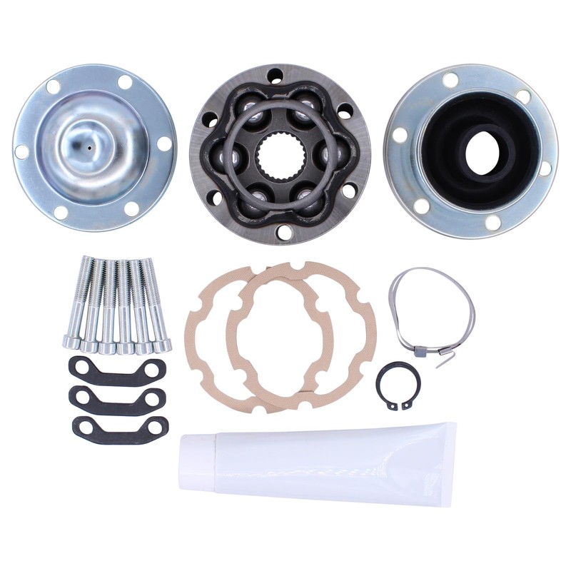 MOTOKU Front Drive shaft CV Joint Rebuild Kit for Jeep