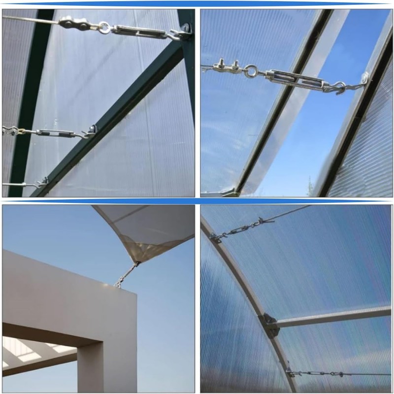Turnbuckle, Wire Buckle, High Strength Turnbuckle, Stainless Steel, Hook, Fixed,