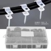 Fydun Cable Clips, Pack of 200 Nylon Plastic Cable Holders,