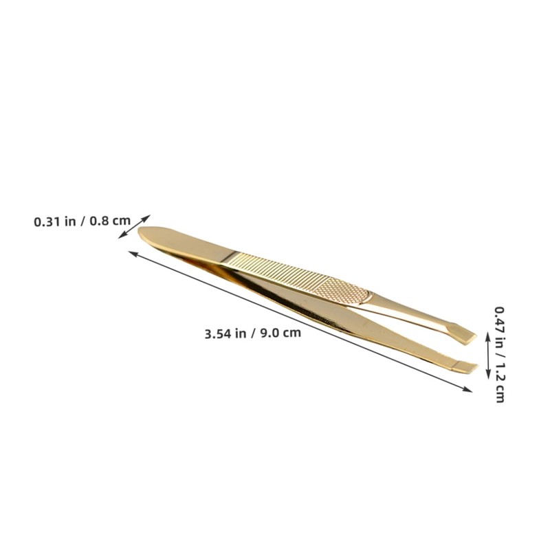 OATIPHO 10 pcs Stainless Steel Eyebrow Tweezer Removal Tools for