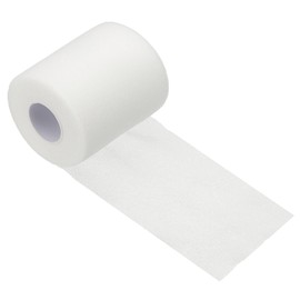 YELARXI Pre Wrap Tape, Non-Slip Grip Cushion Wrap Prewrap Athletic Tape- Fitting for (Tennis- Badminton - Pickleball - Sports) 11 Yard x 2.8 Inch & White