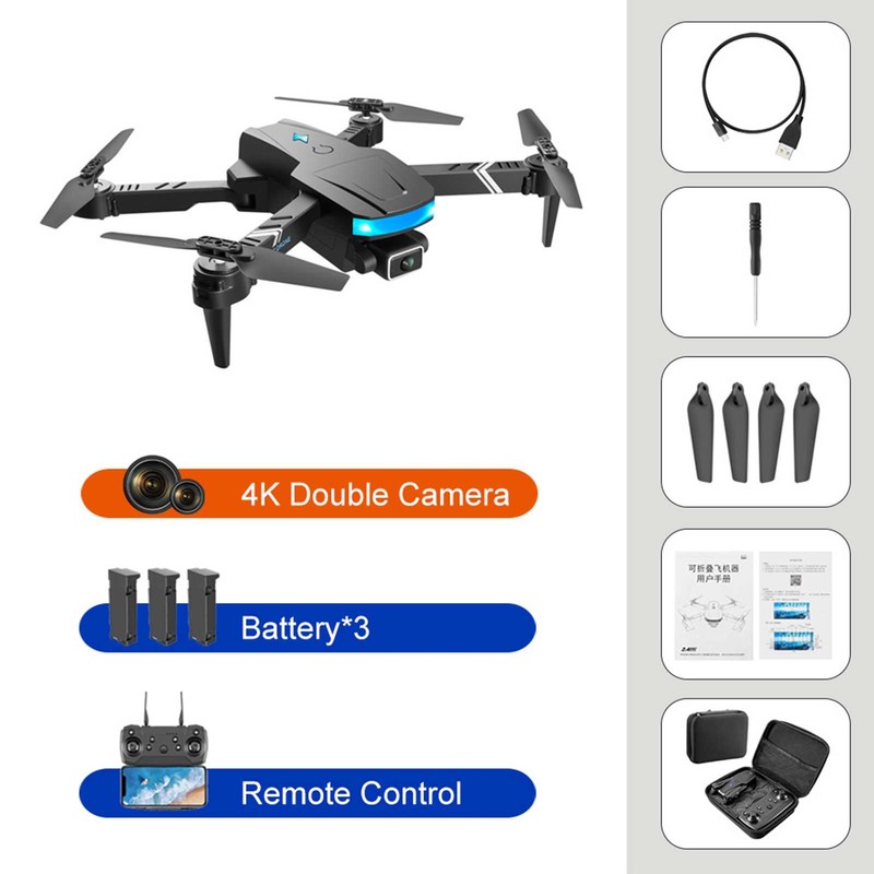 Four-axis Mini Drone Remote Control Helicopter with LED Colorful Light
