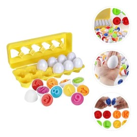 Huevos Didácticos Montessori Savefree Clasificador Colores y Formas                                                                                   