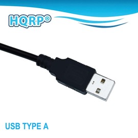 HQRP 10ft USB to Mini USB Cable Compatible with Nikon Coolpix D70, D70s, D80, D90, D100, D200, D300, D3000, D3100, SLR D2H, D2Hs, D2X, D2Xs, D3, D40, D40X, D50, D60 Digital Camera