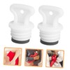 OATIPHO 6Pcs Hot Water Bottle Lid Replacement Ergonomic Screw Cap