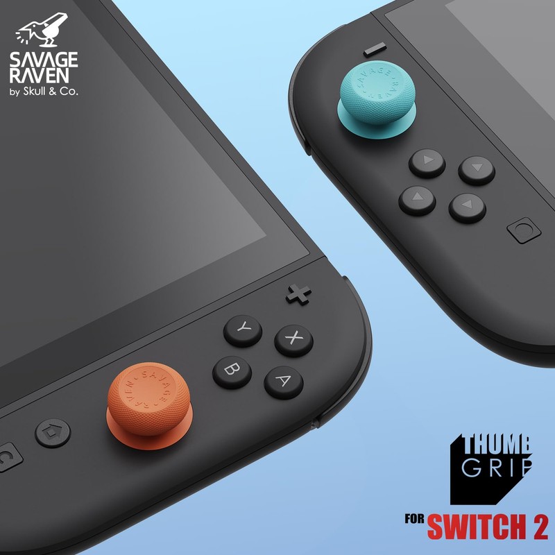 Savage Raven by Skull & Co. Switch2 Joy-Con Stick Cap,