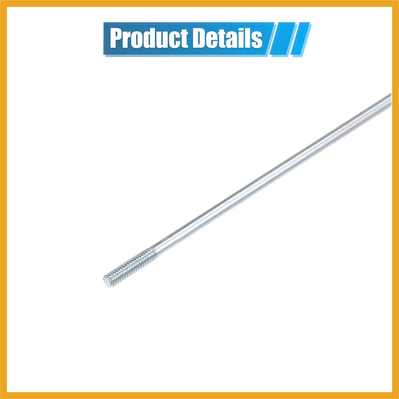 Partuto 24pcs 13G J Bend Bike Galvanized Spokes 11.34" Spokes