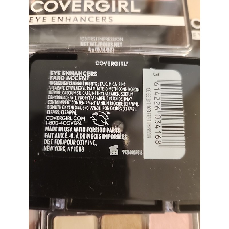 CoverGirl Eye Enhancers 3-Kit Eyeshadow~#103 First Impression ~ 0.14 oz