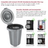 FOTRIC Newly upgraded Reusable Filter Cup for Cuisinart, Compatible with