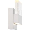 NUVO 62/1511 Ellusion LED Small Wall Sconce Matte Black Finish