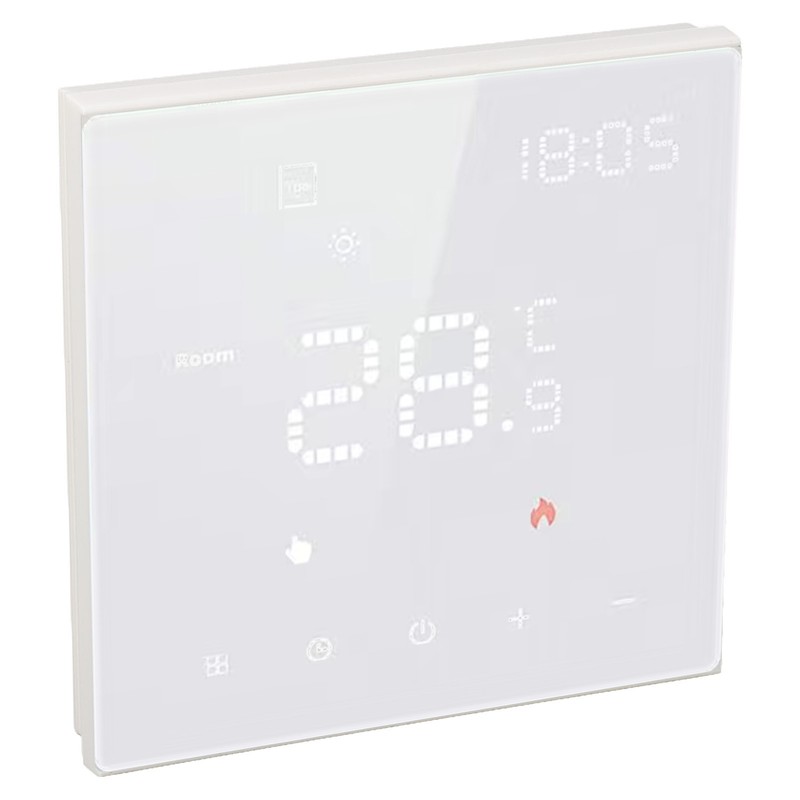 Smart Home Thermostat White Color Touch Digital Thermostat for Home