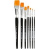Gold Line Acrylic Brush Set, Size 0-20, W: 2-24 mm,