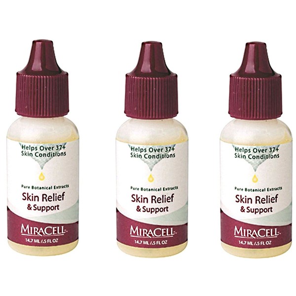3  x 14.7ml NATURES SUNSHINE Miracell Skin Relief and Support