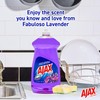 AJAX Ultra Liquid Dish Soap With Fabuloso, Lavender Scent, 52