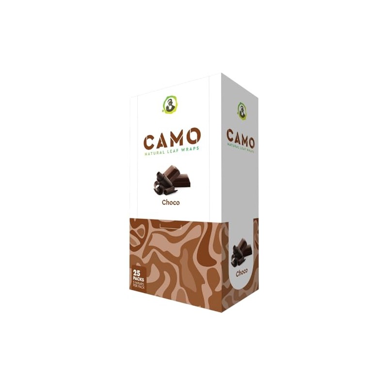 Afghan Natural Leaf Camo Wraps Chocolate 6 Packs - 30
