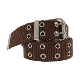 Zac's Alter Ego Adjustable Canvas Webbing Belt with 2 Row Eyelets