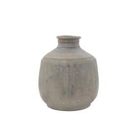 Bloomingville AH0440 Terracotta Vase, Grey