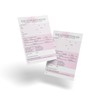 Eyelash Extension Client Record Card - Treatment Consultation Form for