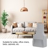4Pcs U Shape Casters Door Stopper Anti Sliding Furniture Wheels