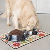 Dog Food Mats for Floors, Absorbent and Quick-Drying Pet Cat