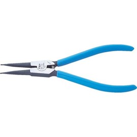 TOP Industrial (TOP) Snap Ring Pliers for Axles, Straight Jaws, Adaptable Ring, 0.1 - 0.4 inches (3 - 9 mm), Tip 0.07 inches (1.8 mm), Ultra Fine Type C-Ring Pliers, Reel Maintenance SS-125F Tsubame Sanjo, Made in Japan