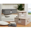 Covermates Keepsakes Dish Storage Box - Stackable, Reinforced Handles, China