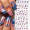 4th of July Nail Art Stickers American Flag Independence Day