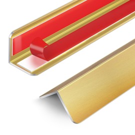 AGHITG Wall Corner Protector, 1-3/8 Inch (W) x 59 Inch (L) Aluminium Alloy Corner Guards for Walls Edge Protection，Prevent Getting Scratched from Pets