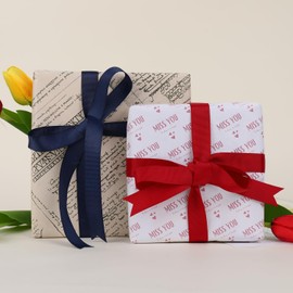 1" Wide Grosgrain Ribbon 1 Inch x 75 feet for Gift Wrapping Presents Holiday Decor DIY Crafting Bows Projects (Light Pink)