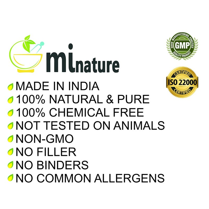 mi nature USDA CERTIFIED Organic Fenugreek Powder (TRIGONELLA FOENUM)(100% NATURAL