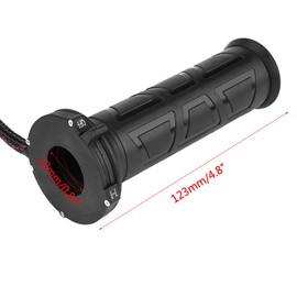 Electric Hot Hand Grips, 1 Pair 22 mm (7/8 Inch) Motorra Electric Hot Heated Warm Hand Grips Handlebar and