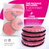 Microfibre Cleaning Discs (Set of 4, Pink)