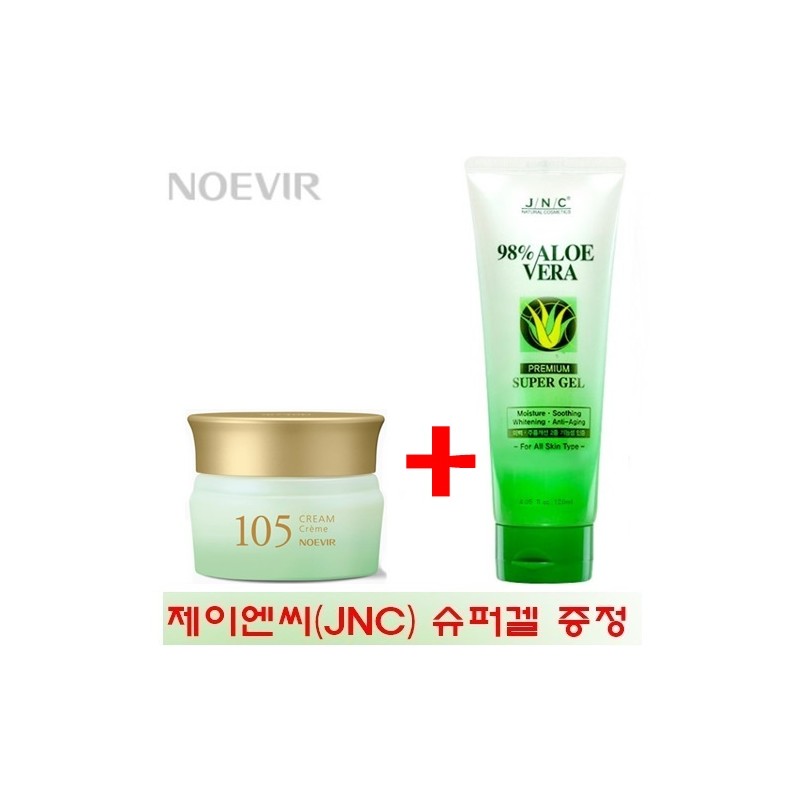 Noevia Cosmetics 105 Herbal Skin Cream + Aloe Gel /