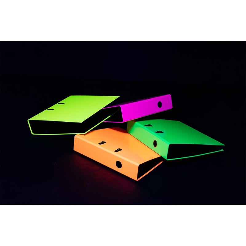 HERMA Folder A4 Neon Pink, 7 cm Wide, Children's Ring