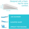Greaton, 24-Inch Mattress System Bed Wedge Pillow Foam Incline, Multi-Purpose,