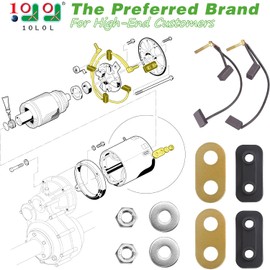 10L0L Golf Cart Motor Brush Kit for Yamaha G8 G9 G14 G16 and Club Car Electric 1994-up and, G.E Electric Golf Cart,48V 36 Volt Motor Terminal Hardware Bushing Kit