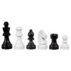 Philos Chess-Dame-Set, Black Stained